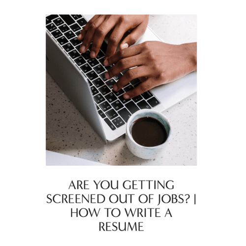 Link Goes to blog post on "How To Write A Resume"