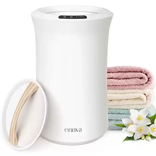 ennva 22L Towel Warmer for Bathroom, Spa, Hotel-Luxury Bath Towel Heater with with Aromatherapy- Electric Bucket Style Towel Steamer-Heat Timer15/30/45/60 Min Adjustable -Fast Heating Hot Towel Warmer