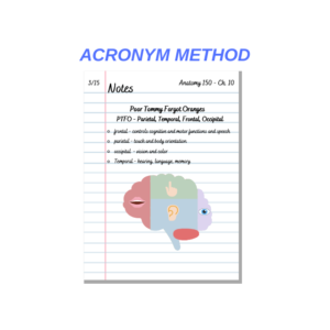 Sample Method Acronym 7 Secret Methods of Studying - The Best Notes Guide Now - Become Your Most