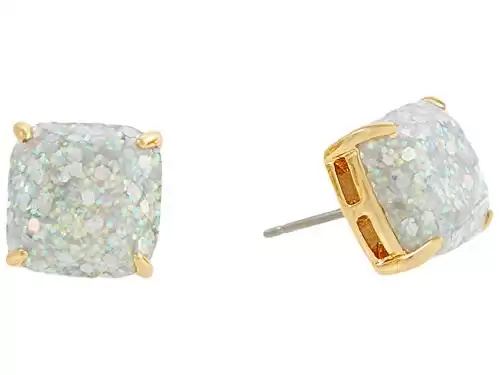 Kate Spade New York Mini Small Square Studs Earrings Opal One Size