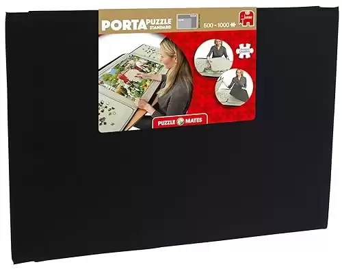 Jumbo, Puzzle Mates, Portapuzzle - Standard 1,000 Piece Jigsaw Storage Board Case, Jigsaw Puzzle Accessories, Puzzle Storage