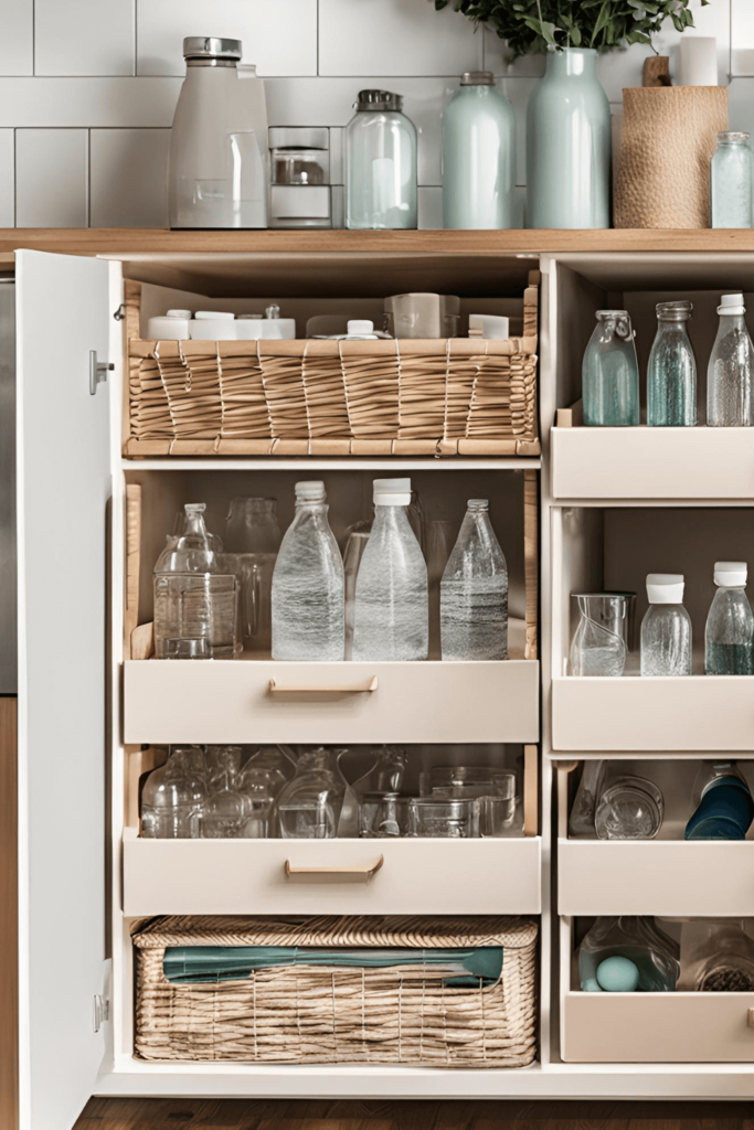 Organize Water Bottles - Water Bottle Storage Ideas Now (Helpful)