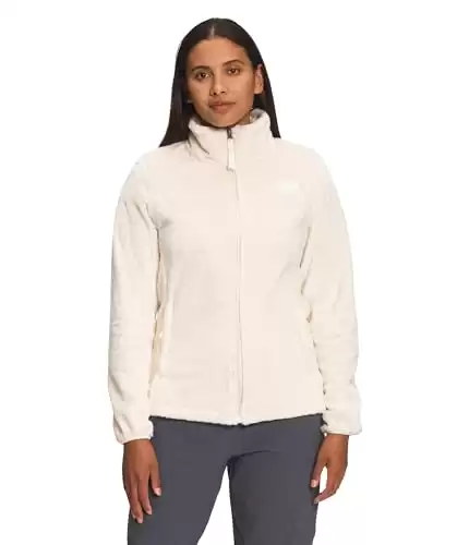 THE NORTH FACE Women's Osito Full Zip Fleece Jacket (Standard and Plus Size), Gardenia White, Medium