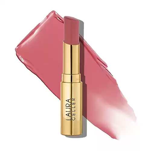 LAURA GELLER NEW YORK Jelly Balm Moisturizing Tinted Lip Balm - In the Buff - Hydrating Vitamin E - Semi-Shine Finish