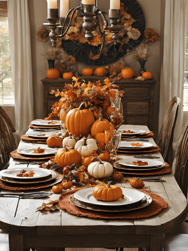 Dining Table Halloween Decorations