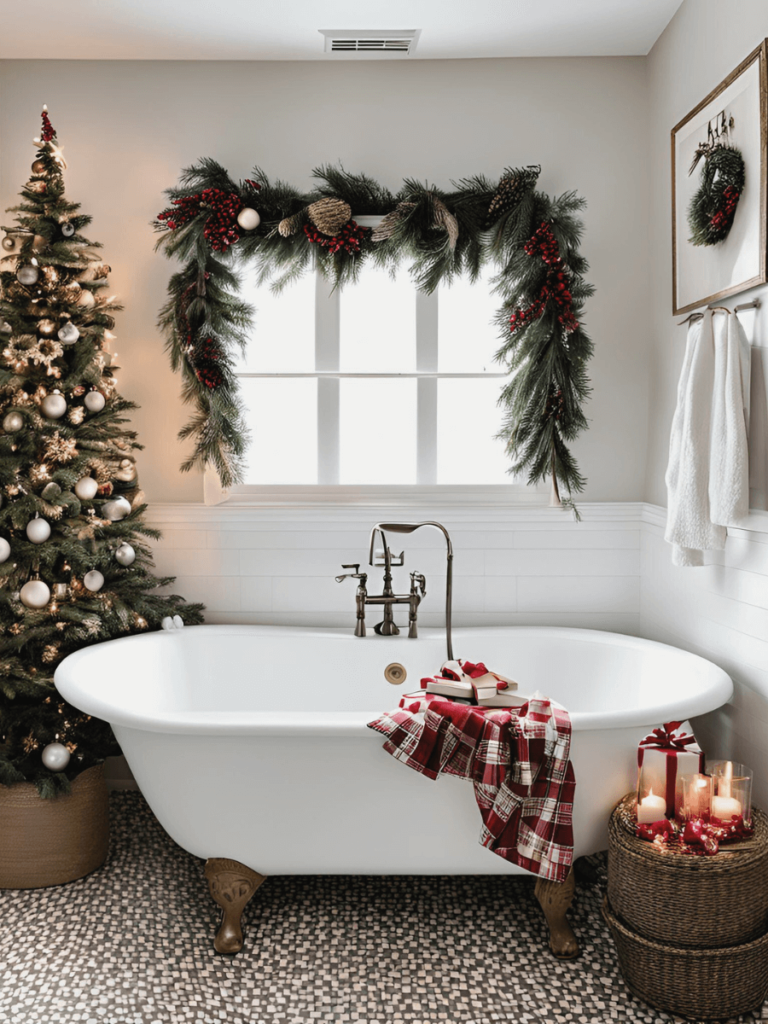 Bathroom Christmas Decor Ideas