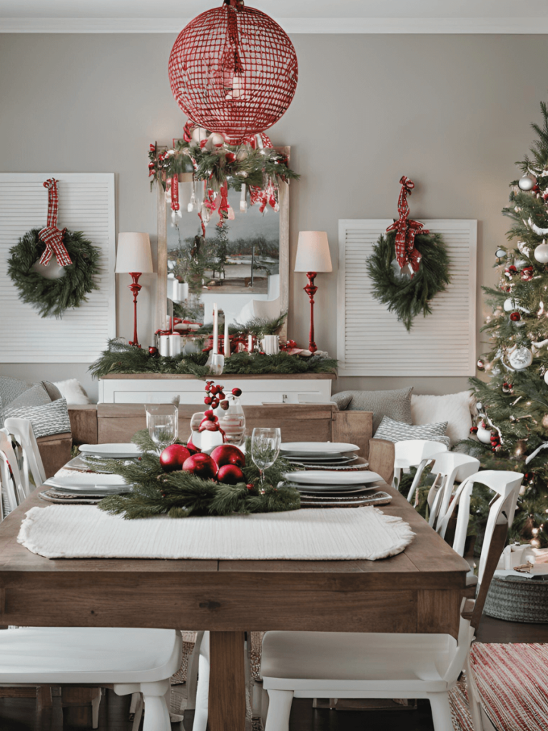 Dining Room Table Christmas Decor Ideas