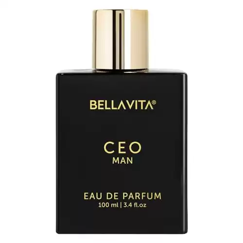 Bella Vita Luxury CEO MAN Perfume for men (3.3 Fl.oz) Eau De Parfum with Lemon, Lavender, Tonka & Agarwood | Long Lasting Perfume for men, Vegan & Cruelty Free | Gift for men